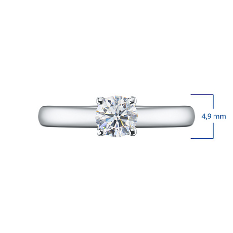 Помолвочное кольцо из комбинированного золота