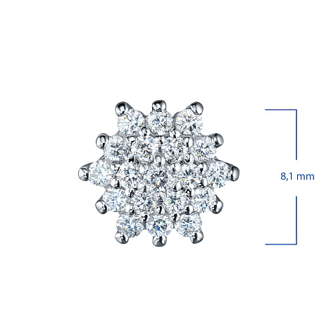 Подвеска из белого золота