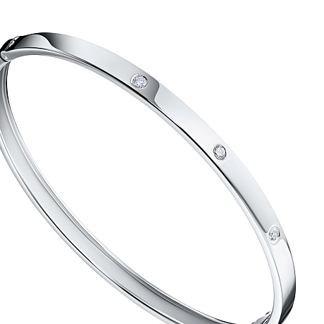 Браслет из белого золота с бриллиантами