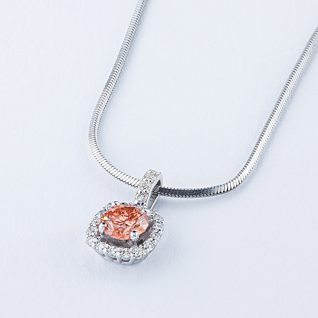 Подвеска из белого золота