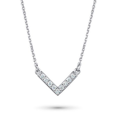 Колье из белого золота