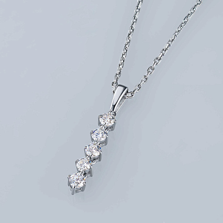 Классическая подвеска из серебра