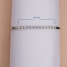 Браслет из белого золота c бриллиантами