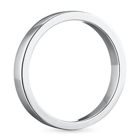 Кольцо из белого золота с бриллиантом