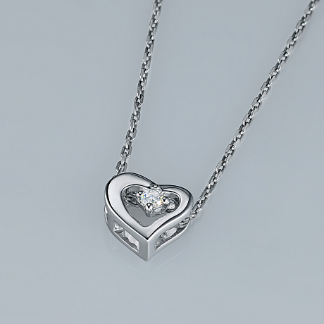 Подвеска из белого золота