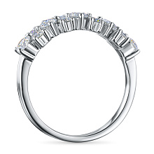 Кольцо из белого золота c бриллиантами