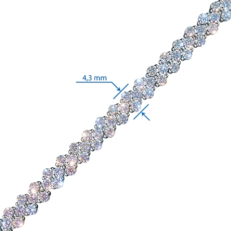 Браслет из белого золота