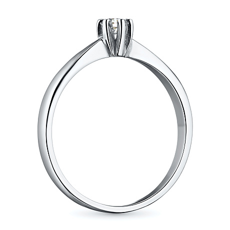 Кольцо из белого золота