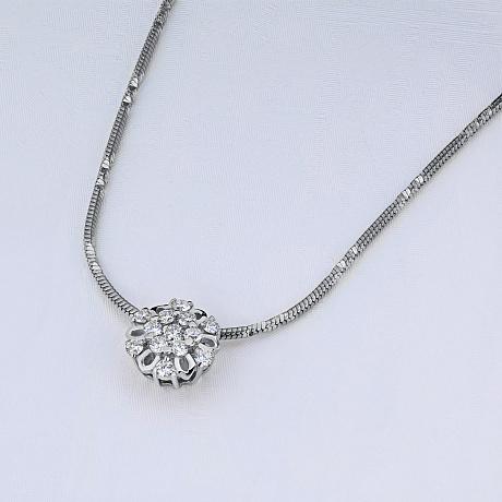 Подвеска из белого золота