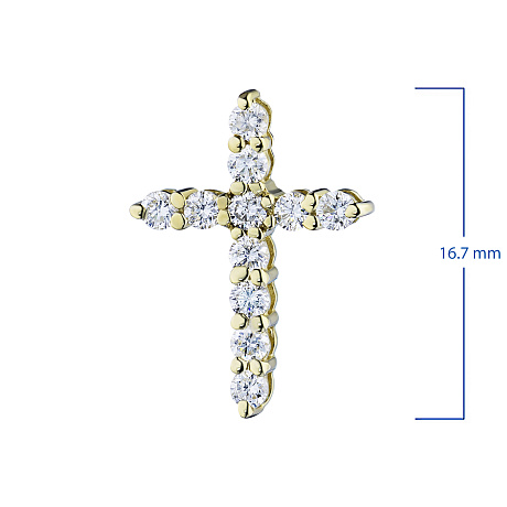 Подвеска из желтого золота