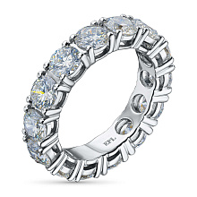 Кольцо из белого золота c бриллиантами