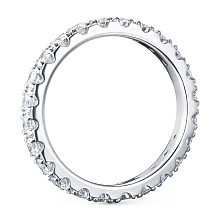 Кольцо из белого золота c бриллиантами