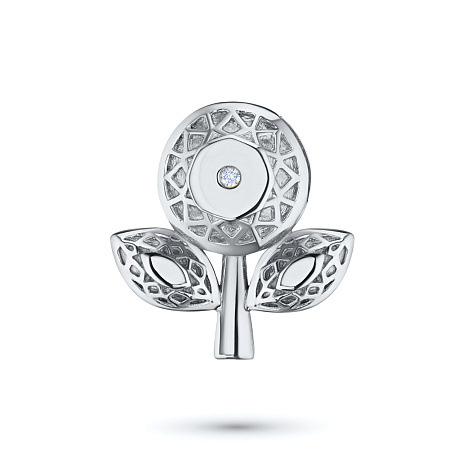 Подвеска из белого золота