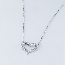 Колье из белого золота c бриллиантами