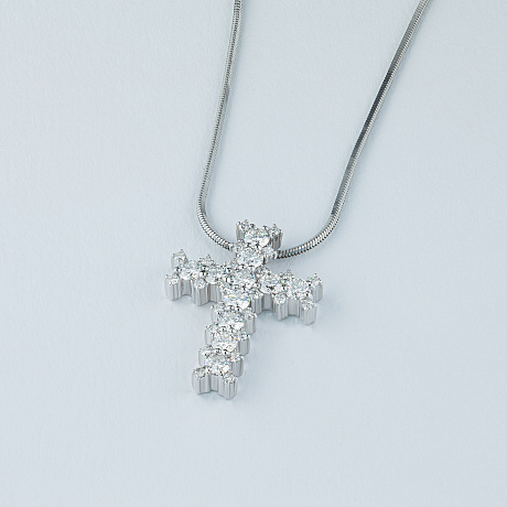 Подвеска из белого золота