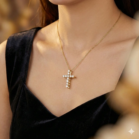 Подвеска из желтого золота