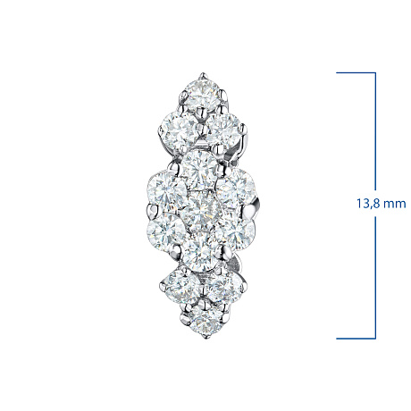 Подвеска из белого золота