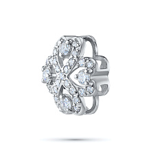 Подвеска из комбинированного золота с бриллиантами