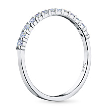 Кольцо из белого золота c бриллиантами