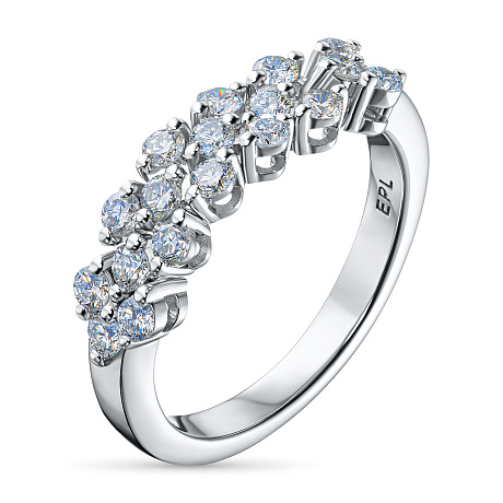 Кольцо из белого золота