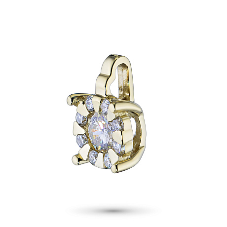 Подвеска из желтого золота