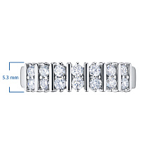 Кольцо из белого золота c бриллиантами