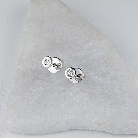 Пусеты из серебра