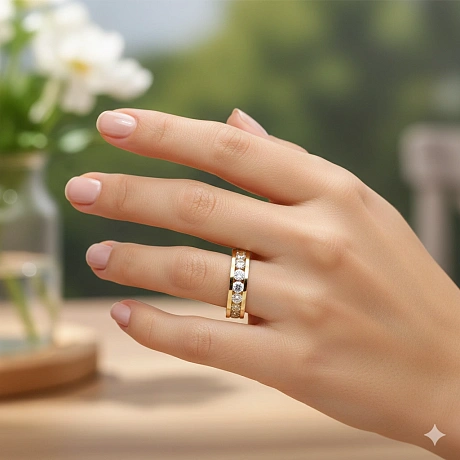 Кольцо из желтого золота