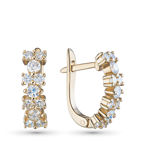 Серьги из желтого золота