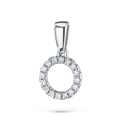 Подвеска из белого золота