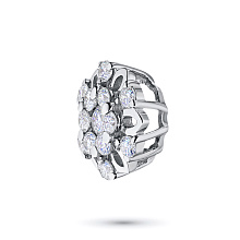 Подвеска из белого золота c бриллиантами