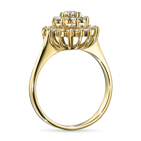 Кольцо из желтого золота