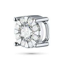 Подвеска из комбинированного золота с бриллиантами