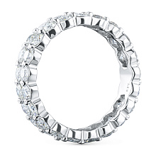 Кольцо из белого золота c бриллиантами