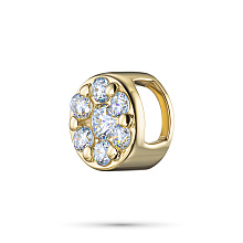 Подвеска из желтого золота c бриллиантами