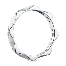 Кольцо из белого золота с бриллиантами