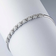Браслет из белого золота c бриллиантами