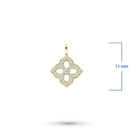 Подвеска из желтого золота