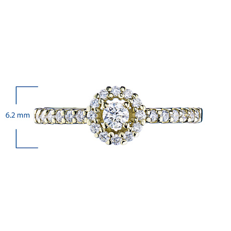 Кольцо из желтого золота