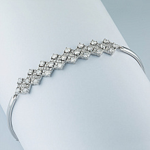 Браслет из белого золота c бриллиантами