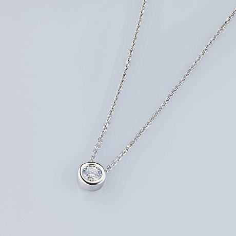 Колье из белого золота