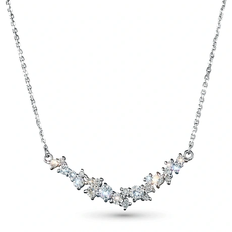 Колье из белого золота