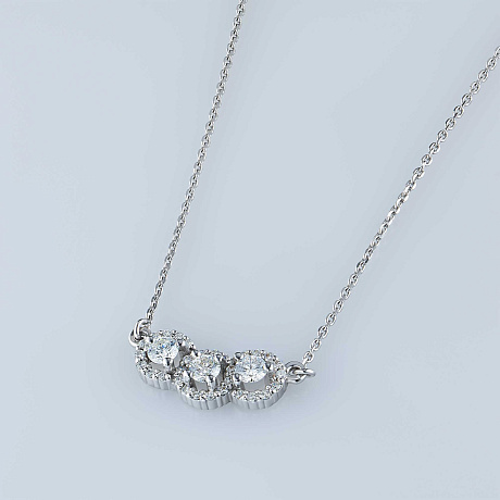 Колье из серебра