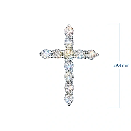 Подвеска из белого золота