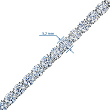 Браслет из белого золота c бриллиантами