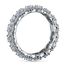 Кольцо из белого золота c бриллиантами