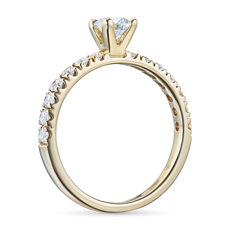 Кольцо из желтого золота