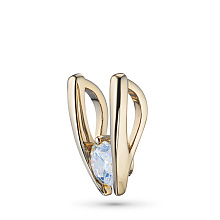 Подвеска из желтого золота с бриллиантом