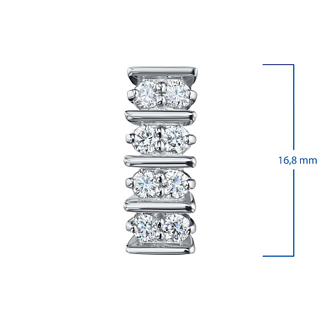 Подвеска из белого золота