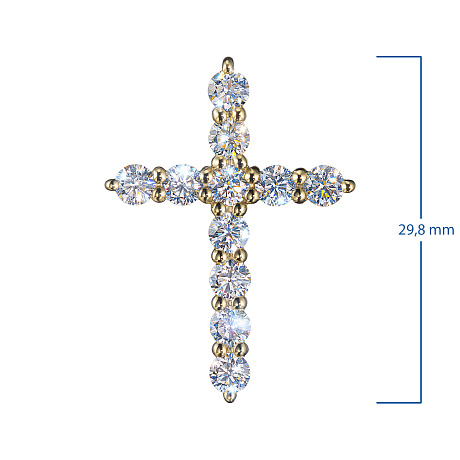 Подвеска из желтого золота